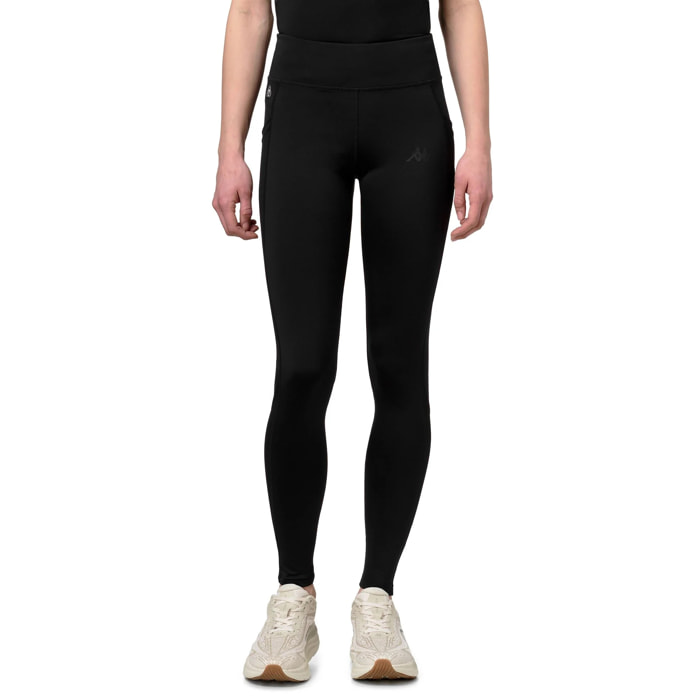 Kappa - Pantaloni Donna Nero - Ivara Pro