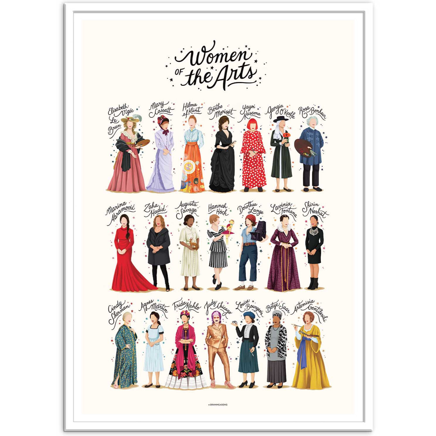 Affiche - Women of the arts - Nour Tohme