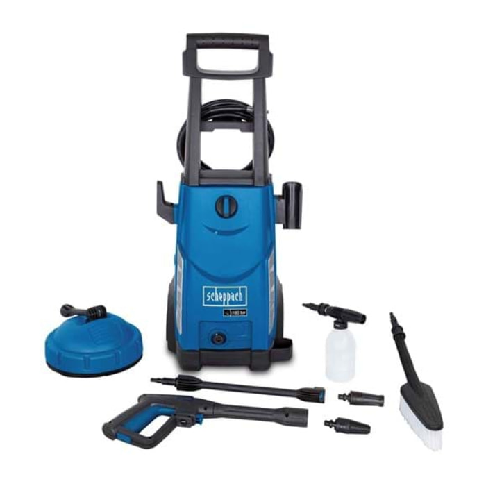 Nettoyeur haute pression HCE2400 - tuyau 5m   180 bars   Débit : 408 l/h   2400W - SCHEPPACH - 5907705906