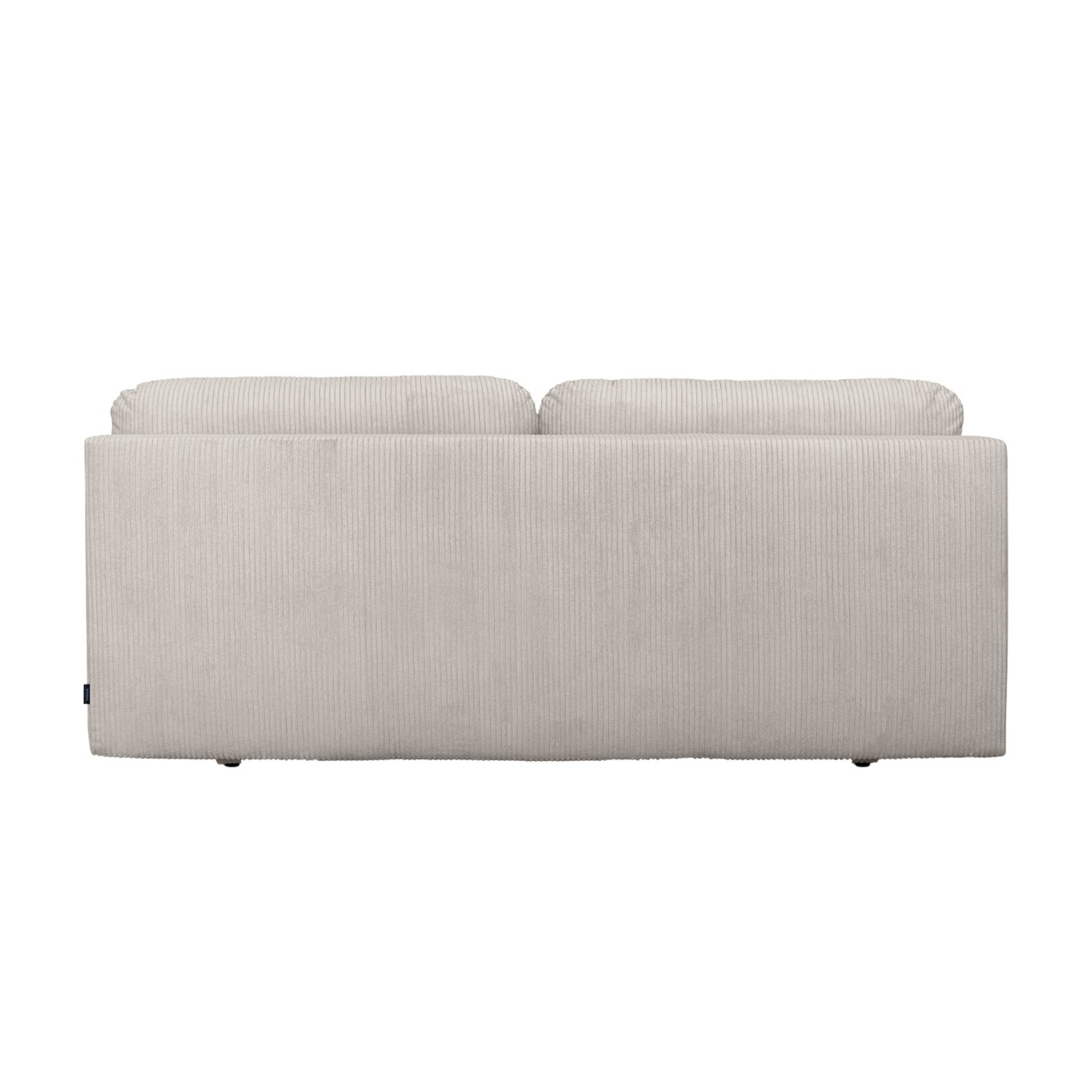 Banquette convertible 3 places velours côtelé avec coffre SELMA