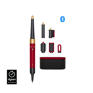 Sèche-cheveux multi-styler Dyson Airwrap i.d.™ pour cheveux lisses et ondulés en Red Velvet/Gold - Reconditionné