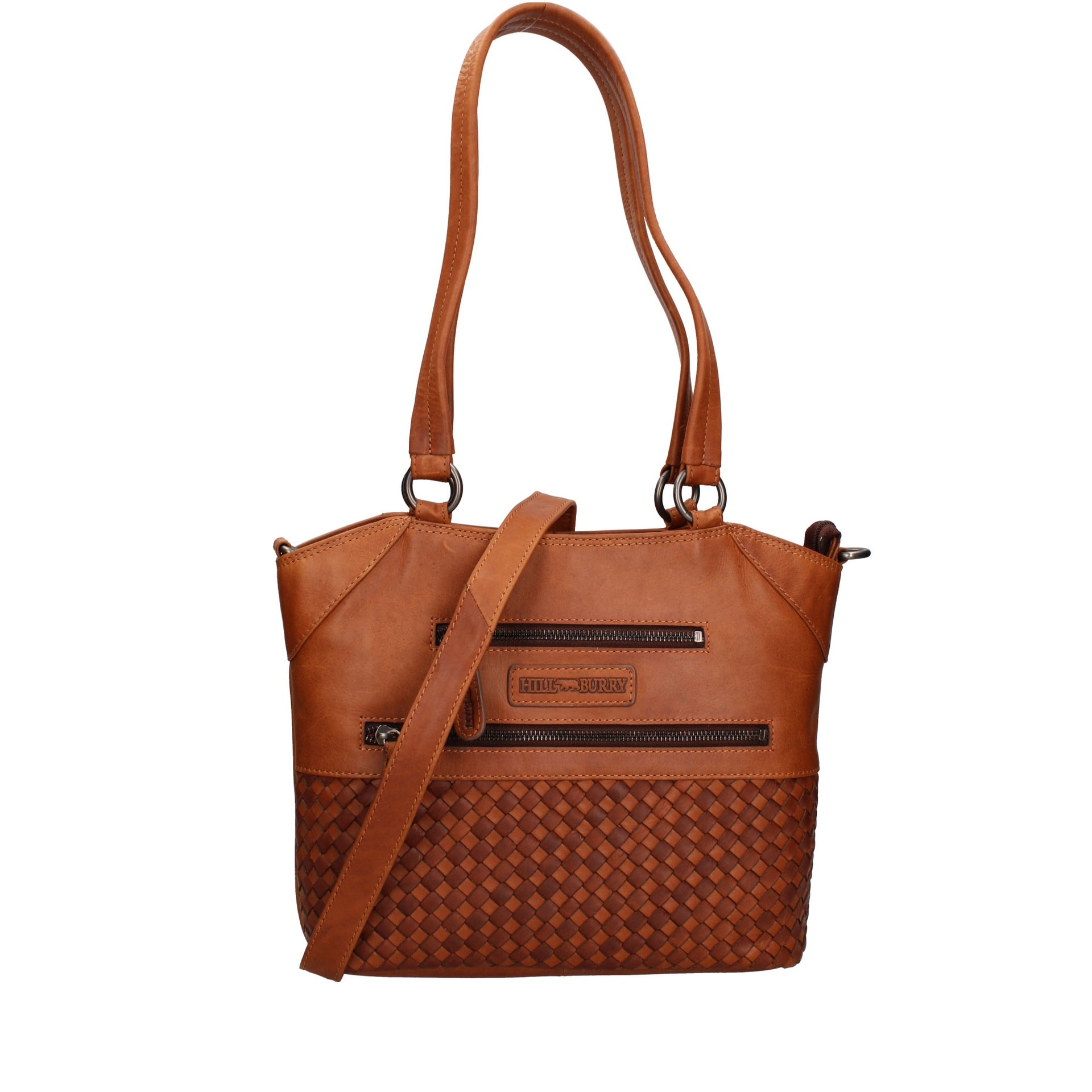 Borsa a spalla da uomo - Modello False - Vera pelle - 30.0 x 30.0 x 6.0 cm