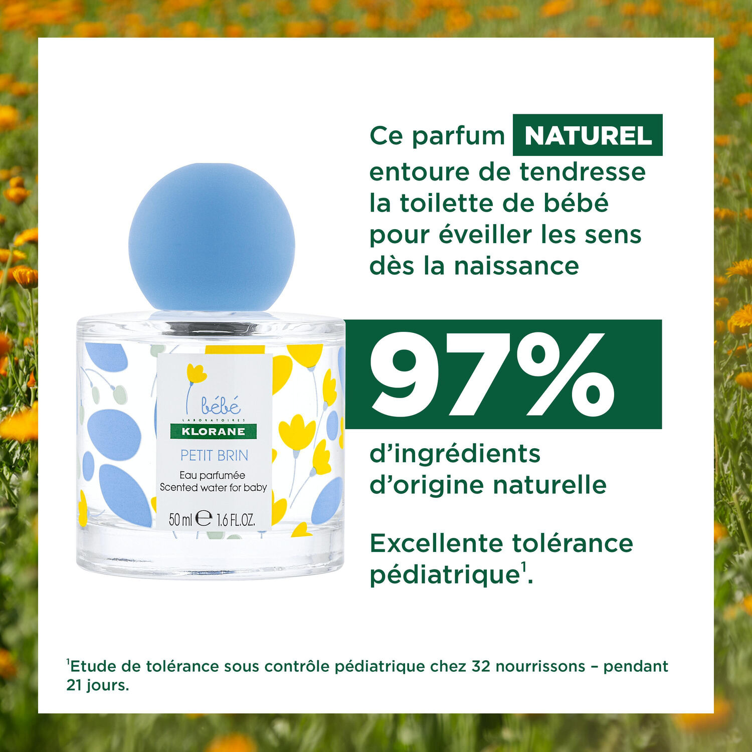 Petit Brin Bébé  - Eau Parfumée - 50 ml