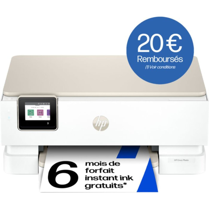 Imprimante jet d'encre HP Envy Photo 7234 éligible Instant Ink