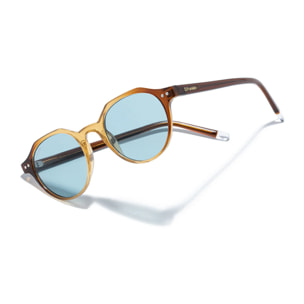 Gafas de Sol Ultra Light S Round Trans Brown / Trans Blue D.Franklin