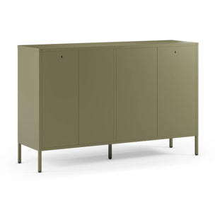 Buffet en metal vert kaki - Latem
