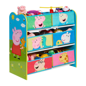 Scaffale portagiochi Peppa Pig