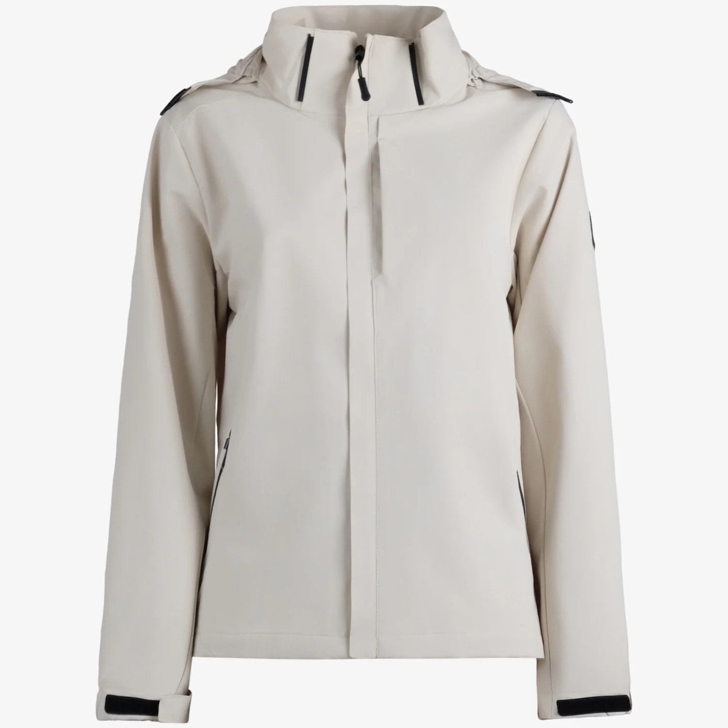 Giacca Esercito con zip panna donna