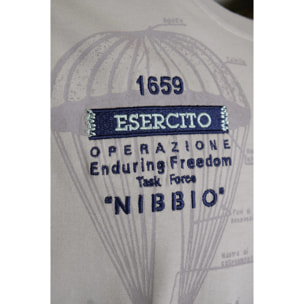 T-shirt Folgore a maniche corte verde uomo