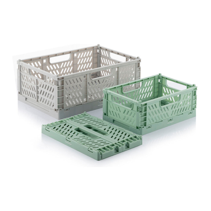 Set de 3 Cajas Organizadoras Plegables y Apilables Boxtor InnovaGoods