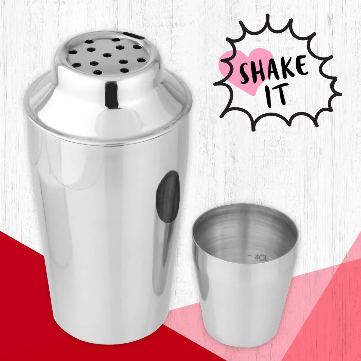 Shaker à cocktails en inox 400 ml Fackelmann Bar Concept