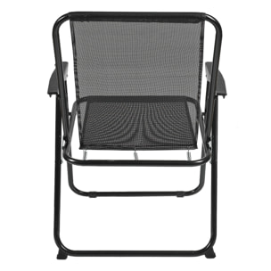 Chaise Pliante Noir Gm