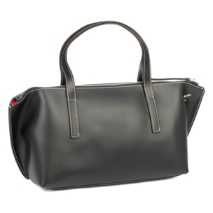 Badalucco bolso de hombro mujer. Piel auténtica Ruga.