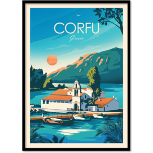 Affiche - Corfu Greece - Studio Inception