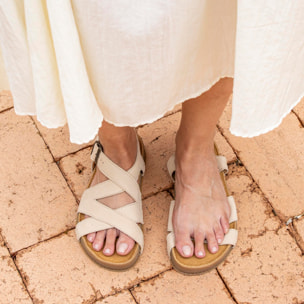 Sandalias N6005 NOBUCK CUERO / HORIZON color Cuero