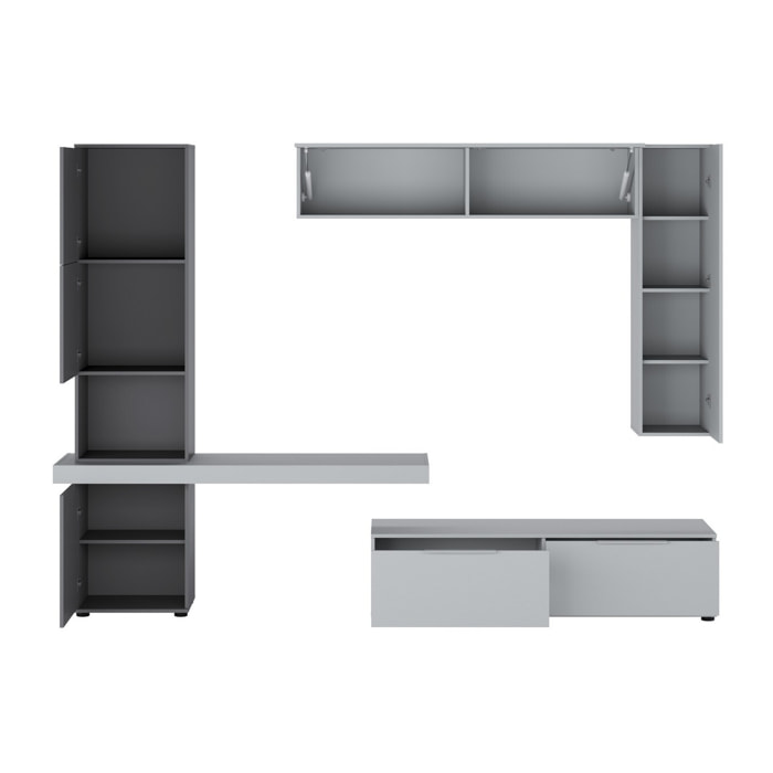 Oresteluchetta Parete soggiorno KERRY GRAPHITE