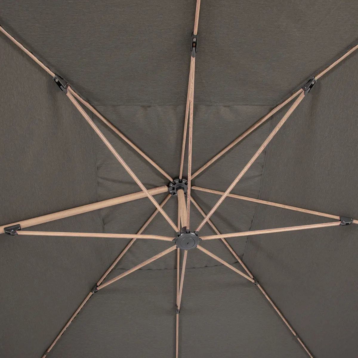 Toile de parasol "Soly" charbon 4x3m en polyester