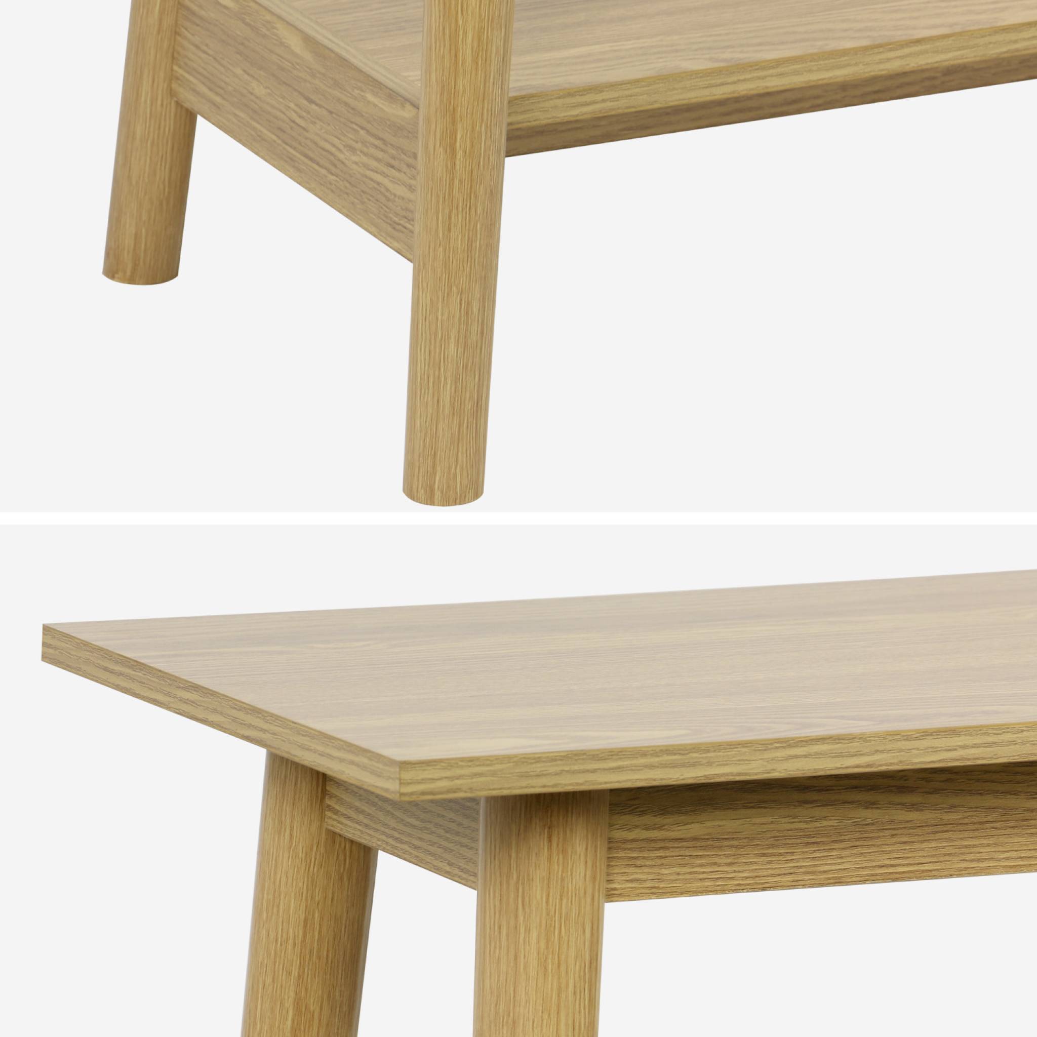 Console scandinave effet frêne. 1 étagère