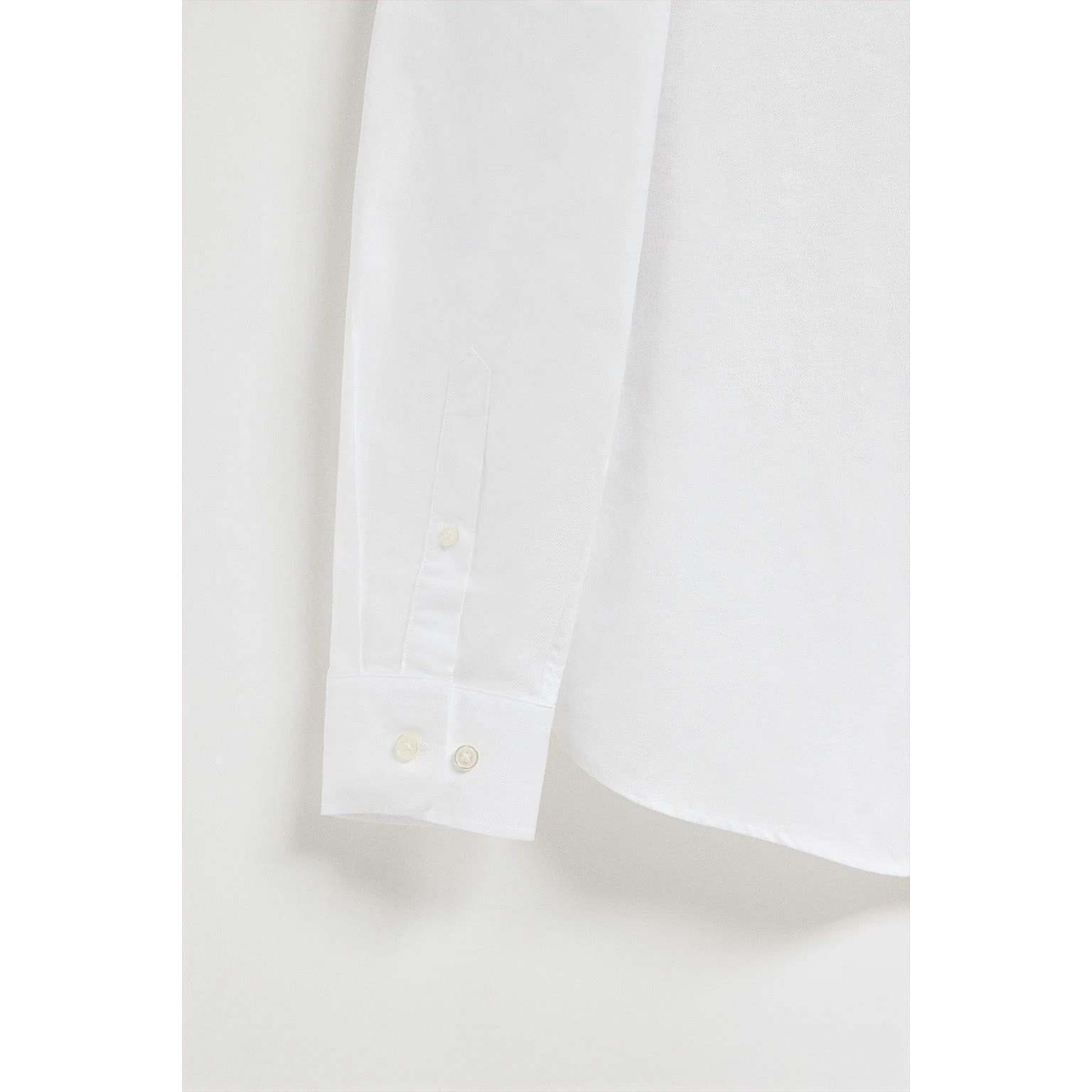 Camisa oxford blanca con logo bordado Rigby Go