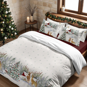 Housse de couette avec boutons-pression Forest Fawn