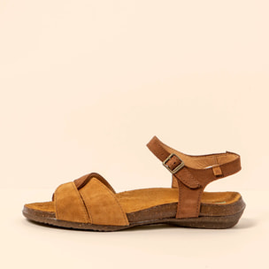 Sandalias N5557 PLEASANT-SILK SUEDE WOOD / WAKATAUA color Wood