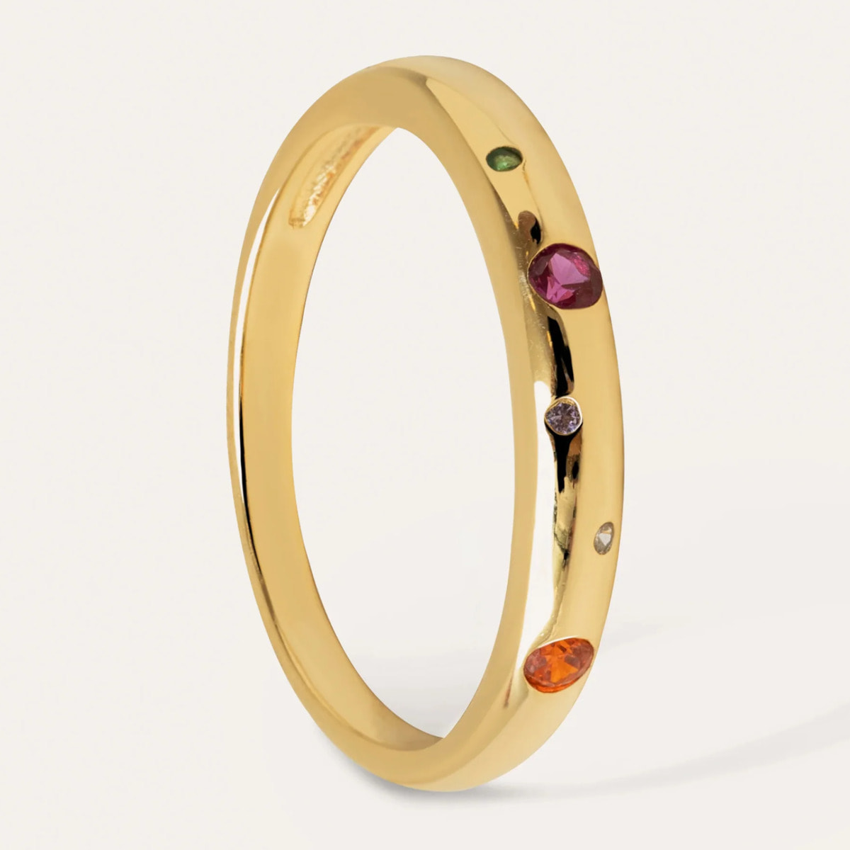 Anello Colors Space Placcato Oro