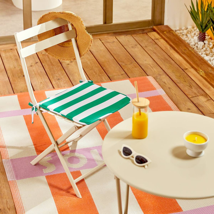 Galette de chaise Poolside 39x39cm vert