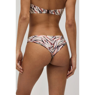 Slip bikini brasiliano stampato