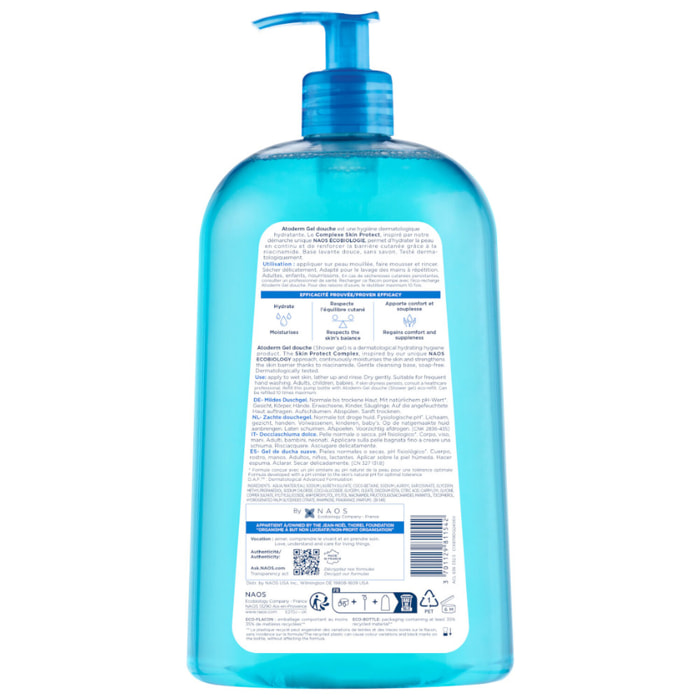 Atoderm Gel Douche - Ultra-Douceur Peaux Sensibles Normales à Sèches