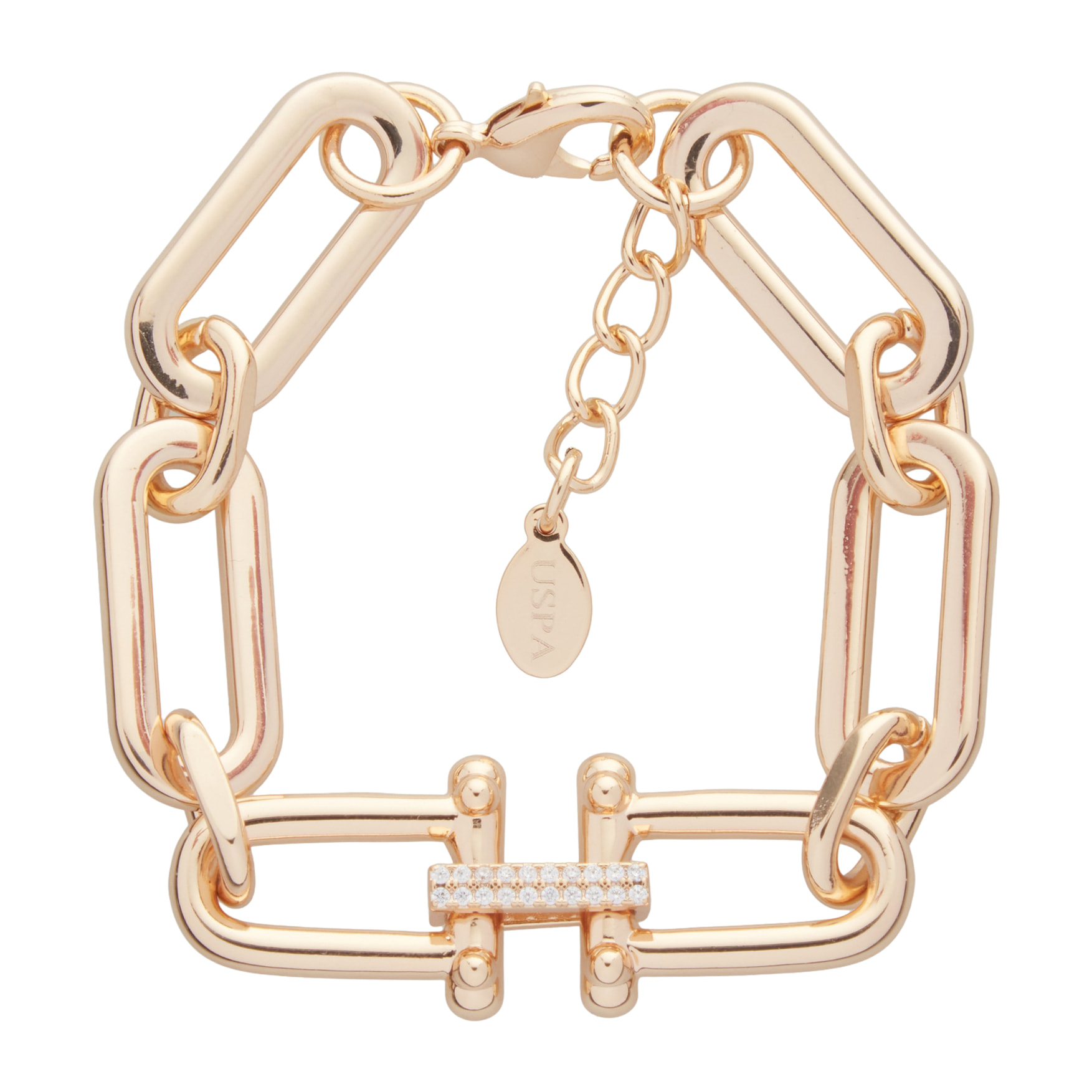 Bracciale U.S. Polo Assn. In metallo placcato oro