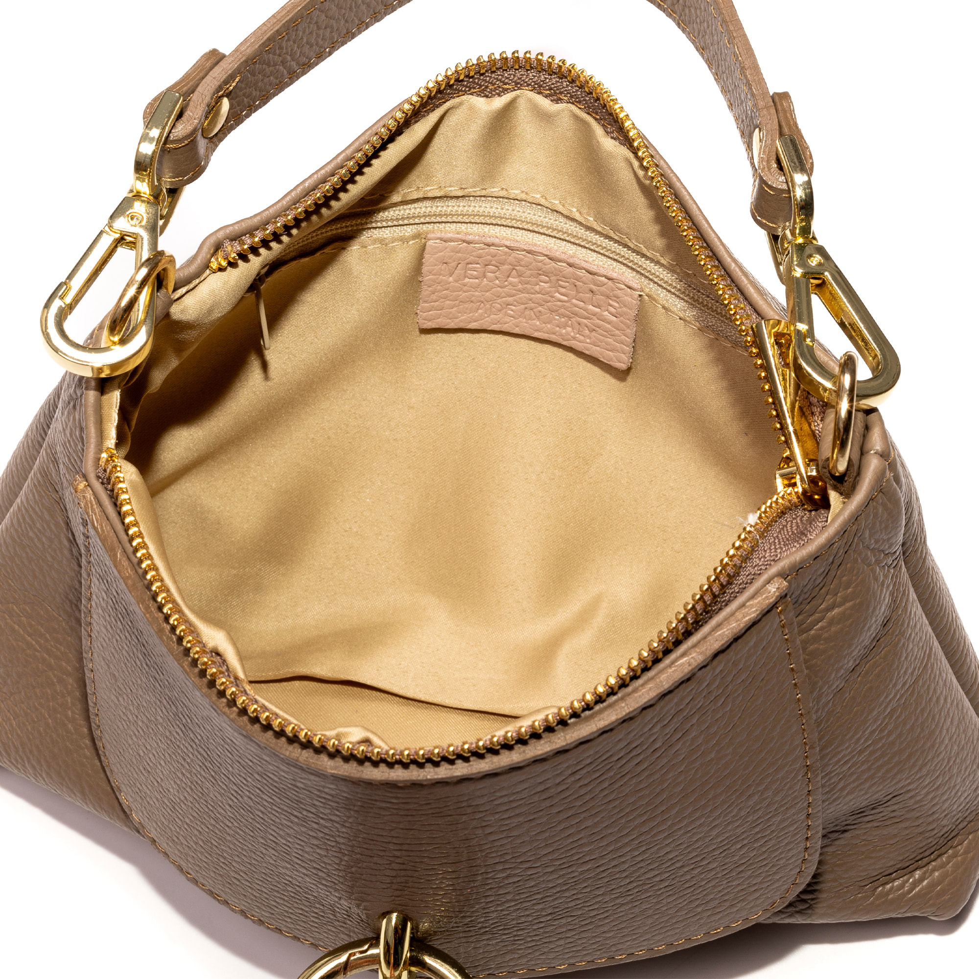 Arvier borsa a mano a tracolla in vera pelle dollaro