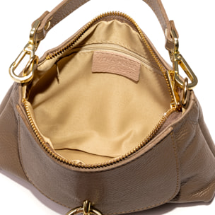 Arvier borsa a mano a tracolla in vera pelle dollaro