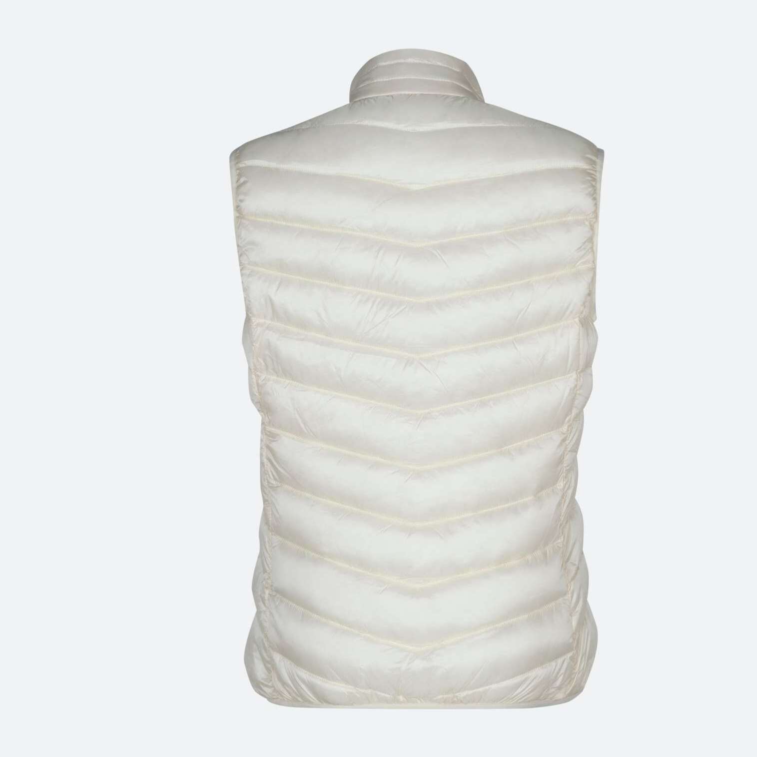 Chaleco MUNICH mujer padding hielo de poliéster-nylon blanco