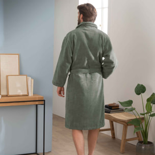 Peignoir col châle 100% Coton BIO, DOUCEUR NATURE