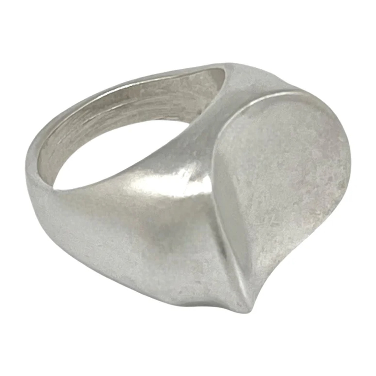 Anillo Mi Curva en plata chapado 10µ