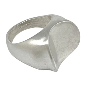 Anillo Mi Curva en plata chapado 10µ