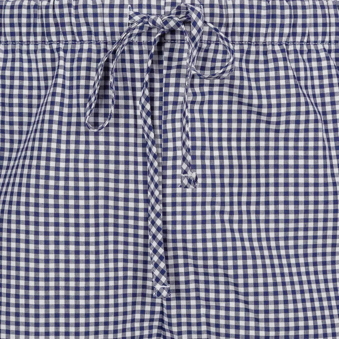 PANTALONCINO ALLEGRINO in cotone quadretto bianco e blu