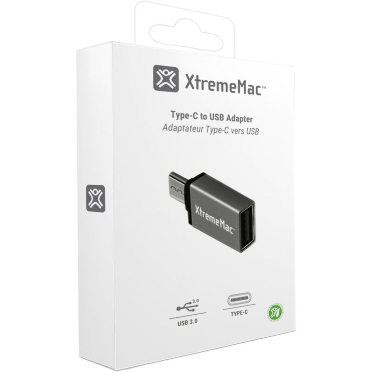Adaptateur XTREMEMAC USB A femelle vers USB type C male