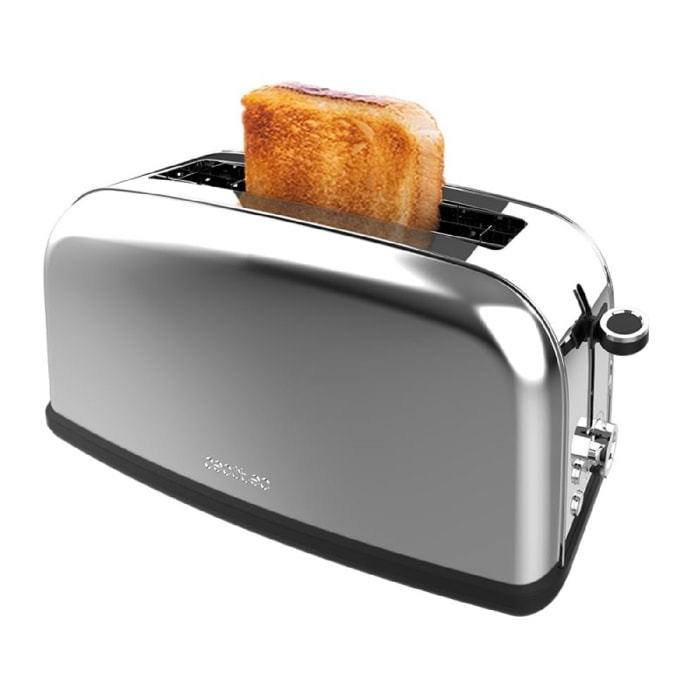 Cecotec Grille-pain vertical Toastin' time 850 Inox Long Lite
