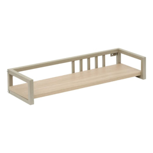 Étagère murale Duna rectangulaire 18,4x56cm beige