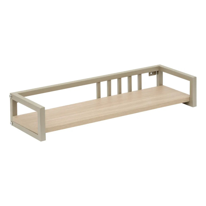 Étagère murale Duna rectangulaire 18,4x56cm beige