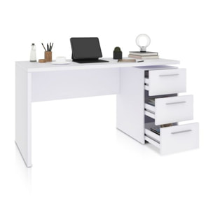 Mesa de escritorio Sasha Blanco Artik (Blanco Mate)