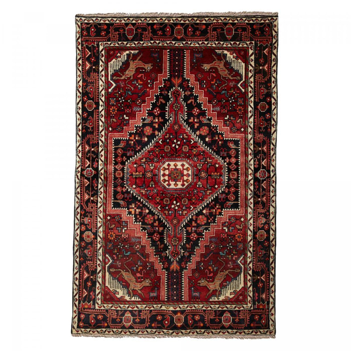Tapis d'orient au motif oriental, noué main, ERIR