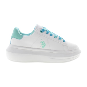 Sneakers U.S. Polo Assn White-Light Green