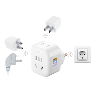 Adattatore da spina americana a europea.