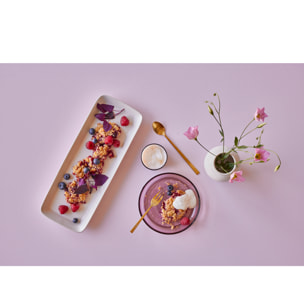 Assiette en verre Kusintha