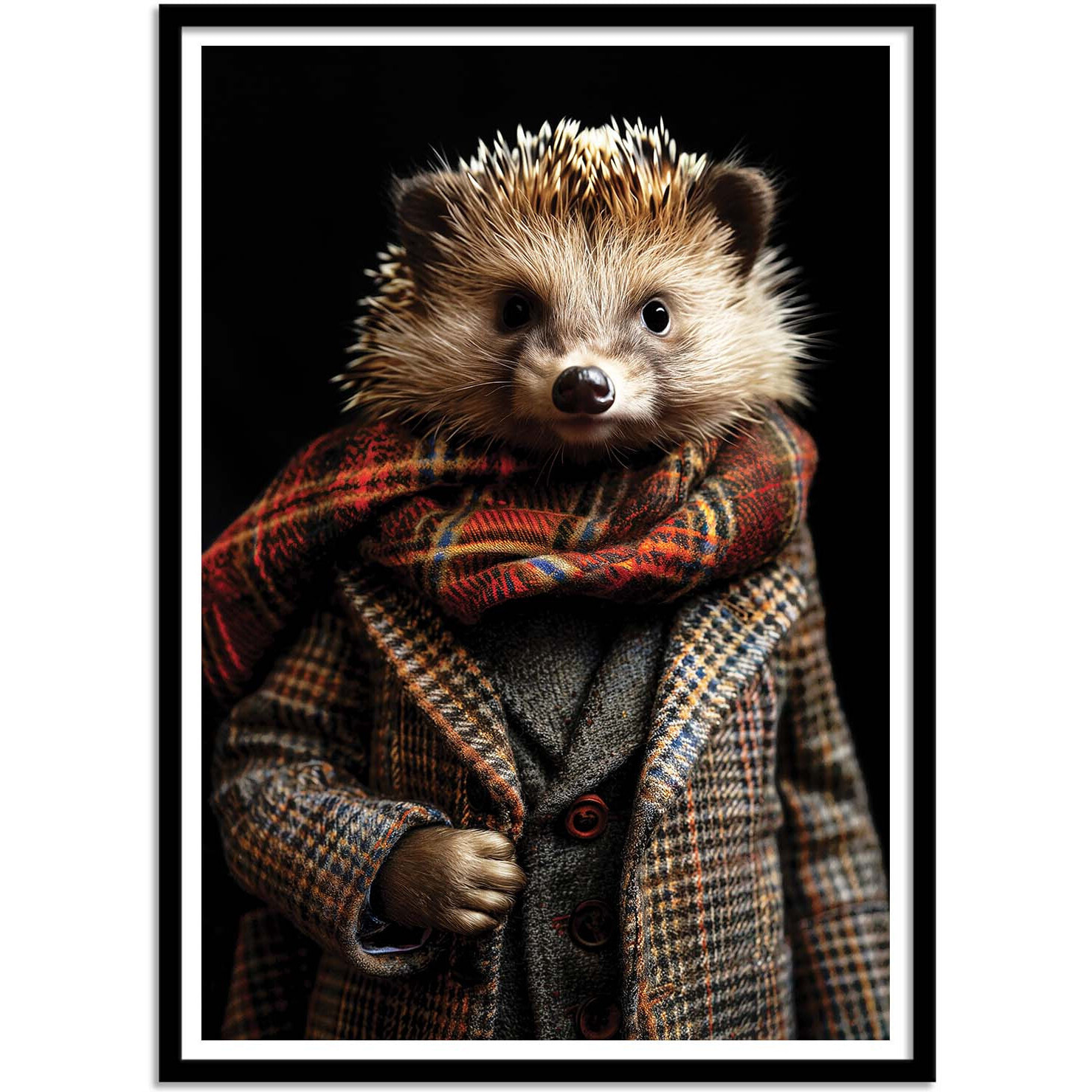 Affiche - Hedgehog Wild Suits - Philippe Hugonnard