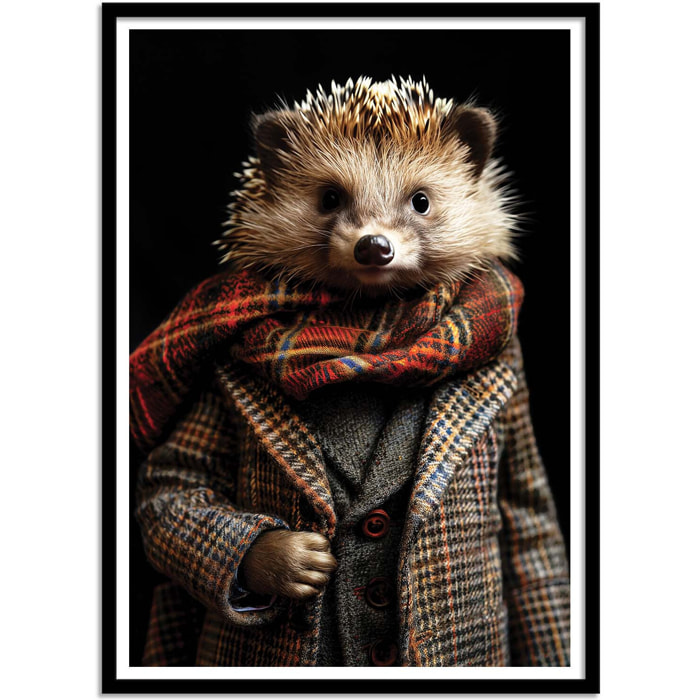 Affiche - Hedgehog Wild Suits - Philippe Hugonnard