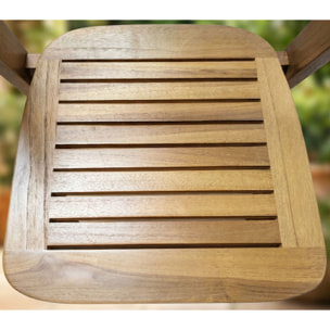 Ensemble table et chaises de jardin  - teck - TRIPOLINADO XL