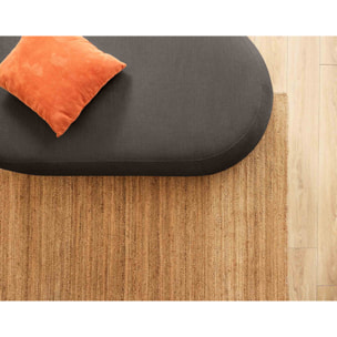 Santorini - pouf modulable - en tissu texturé - Gris